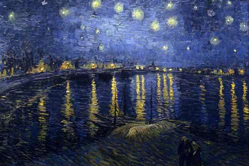 starry night over the rhone at arles