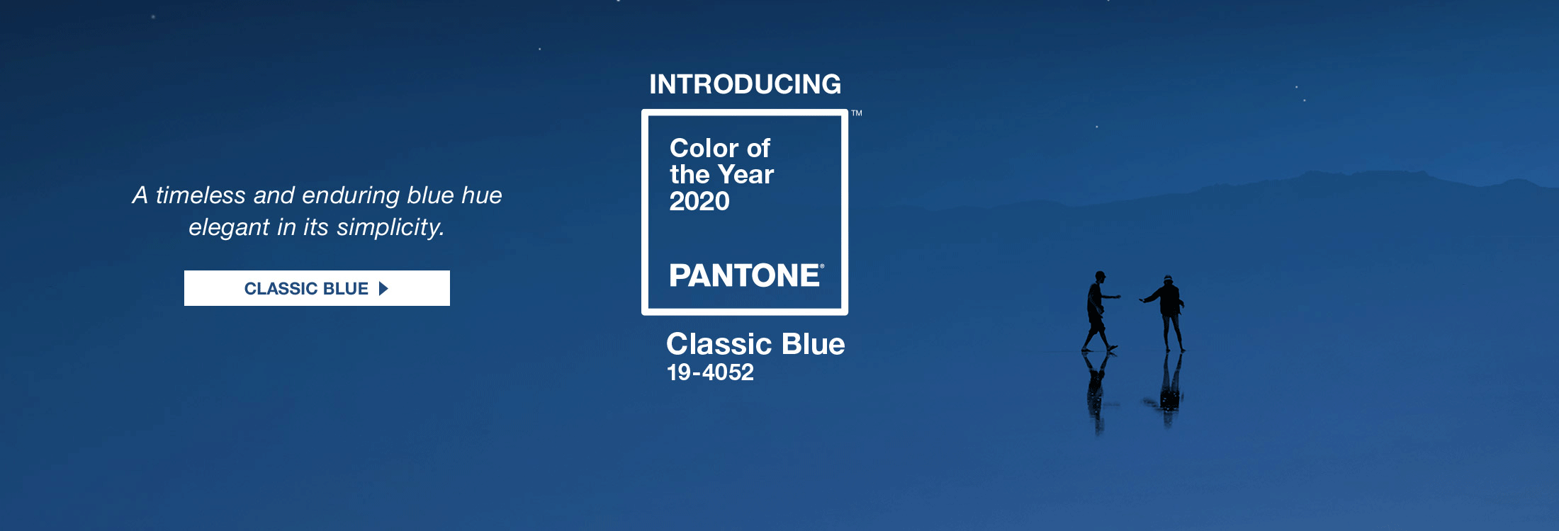 pantone 2020 آبی کلاسیک رنگ سال