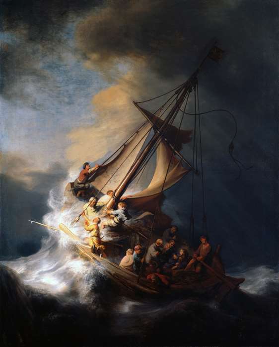 Rembrandt Christ in the Storm on the Lake of Galilee