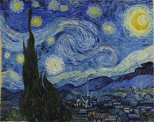 Starry Night by Vincent Van Gogh painting
