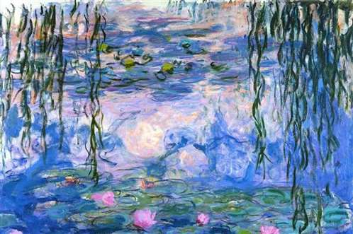 Water lilies by Claude Monet