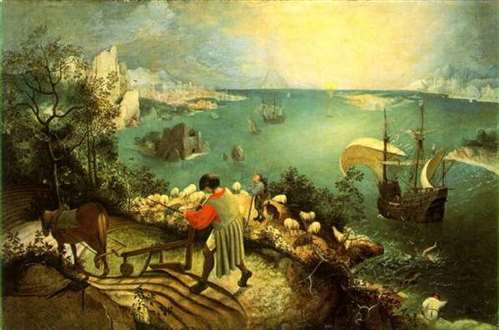 bruegel landscape with the fall of icarus